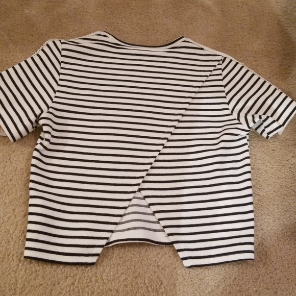 Rachel Roy Open Back Crop💙 - Picture 5 of 8